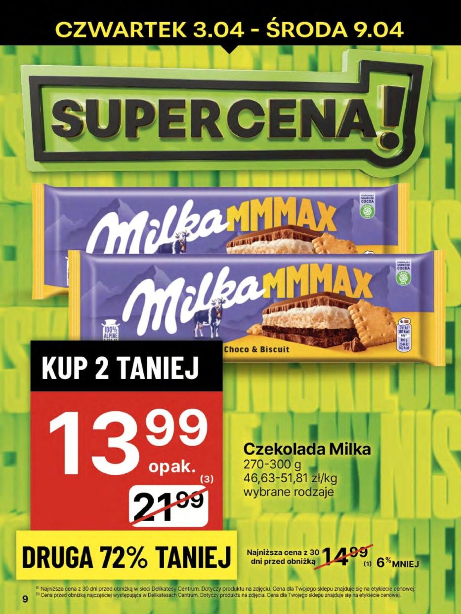 Gazetka promocyjna Delikatesy Centrum str. 9