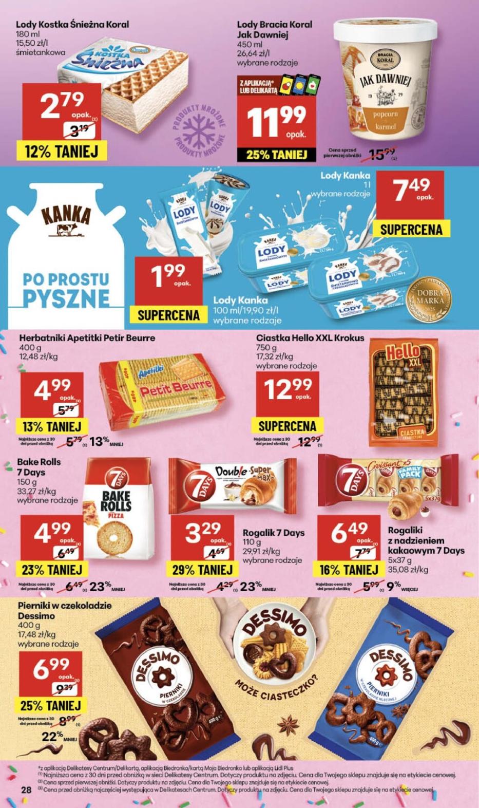 Gazetka promocyjna Delikatesy Centrum str. 28