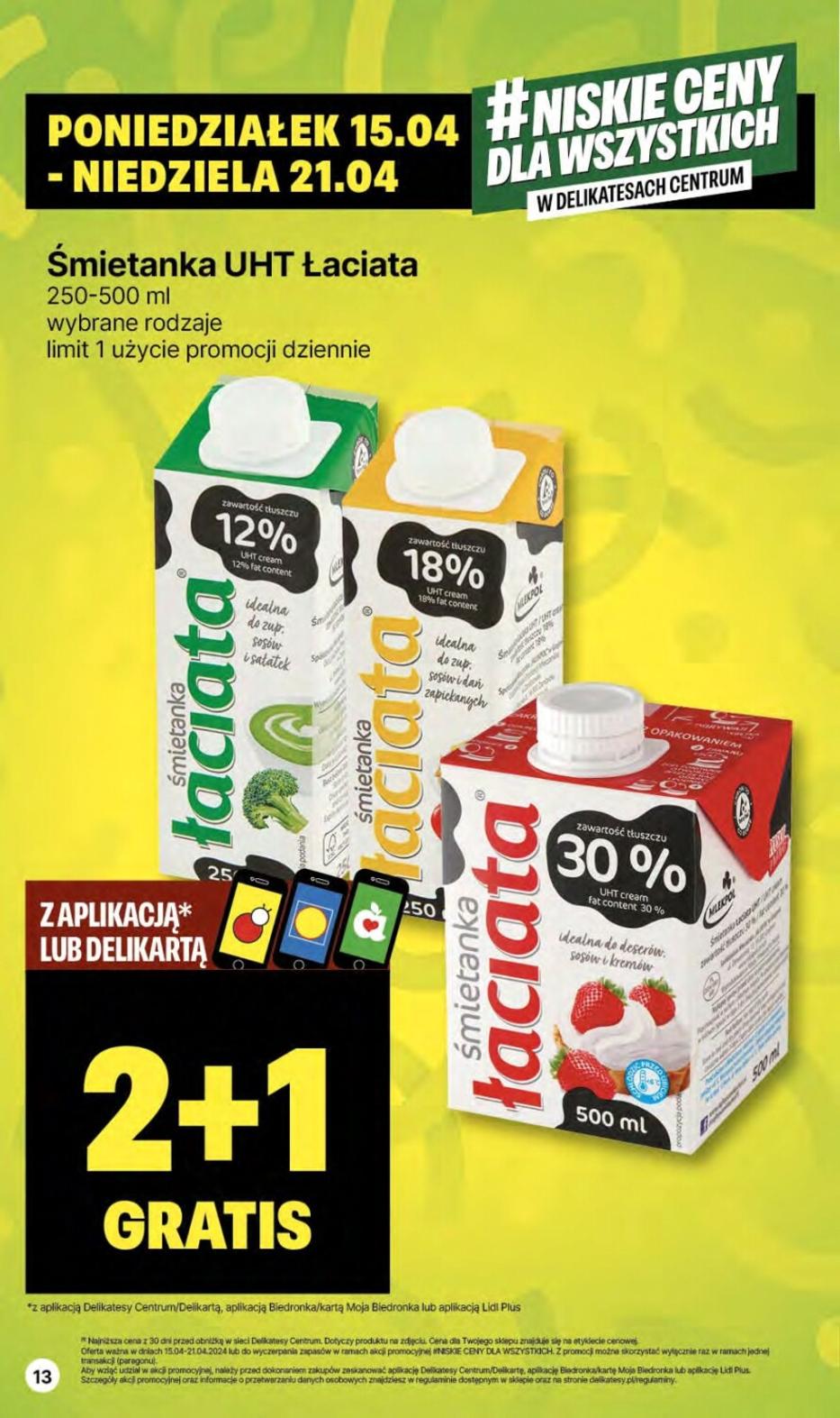 Gazetka promocyjna Delikatesy Centrum str. 13