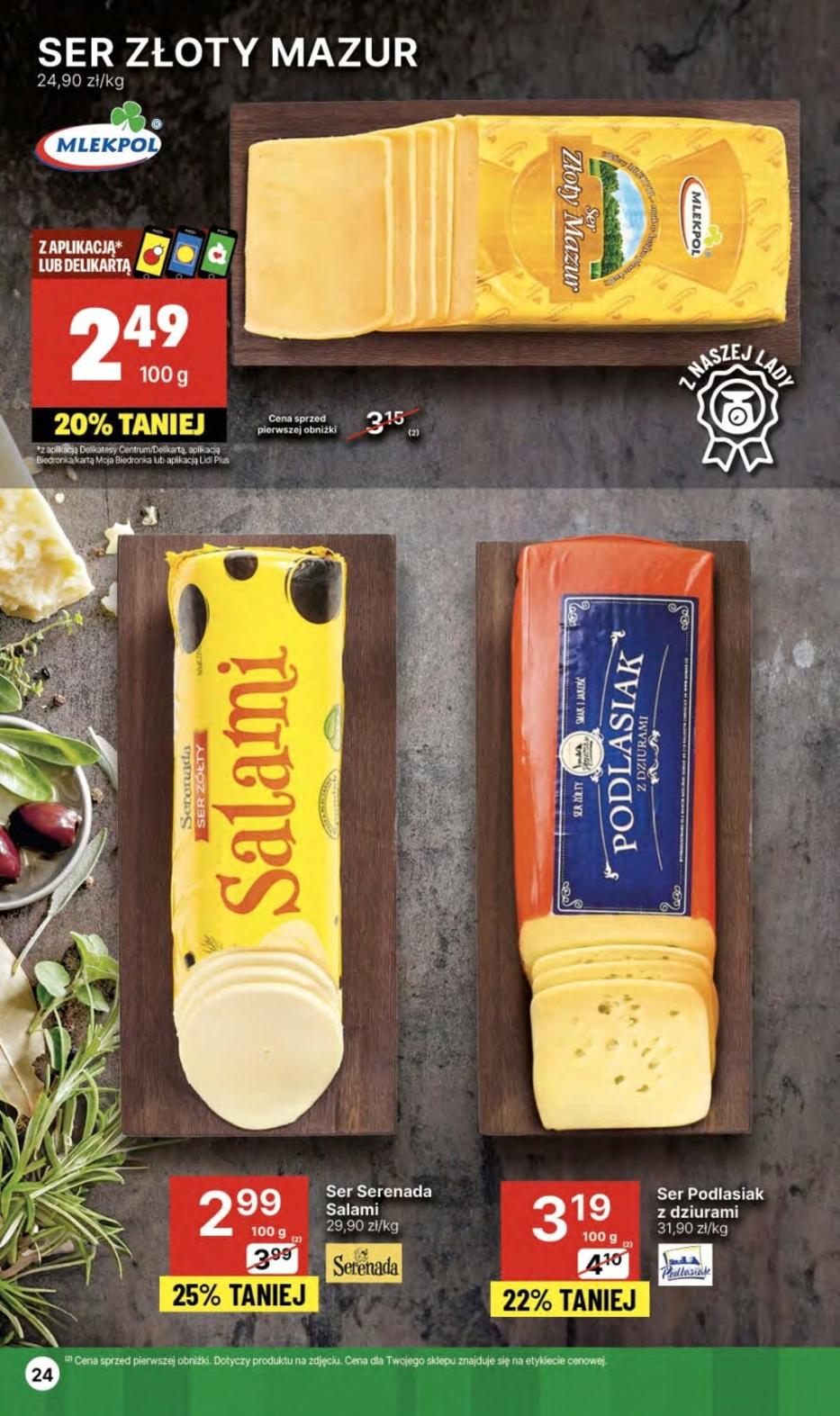 Gazetka promocyjna Delikatesy Centrum str. 24