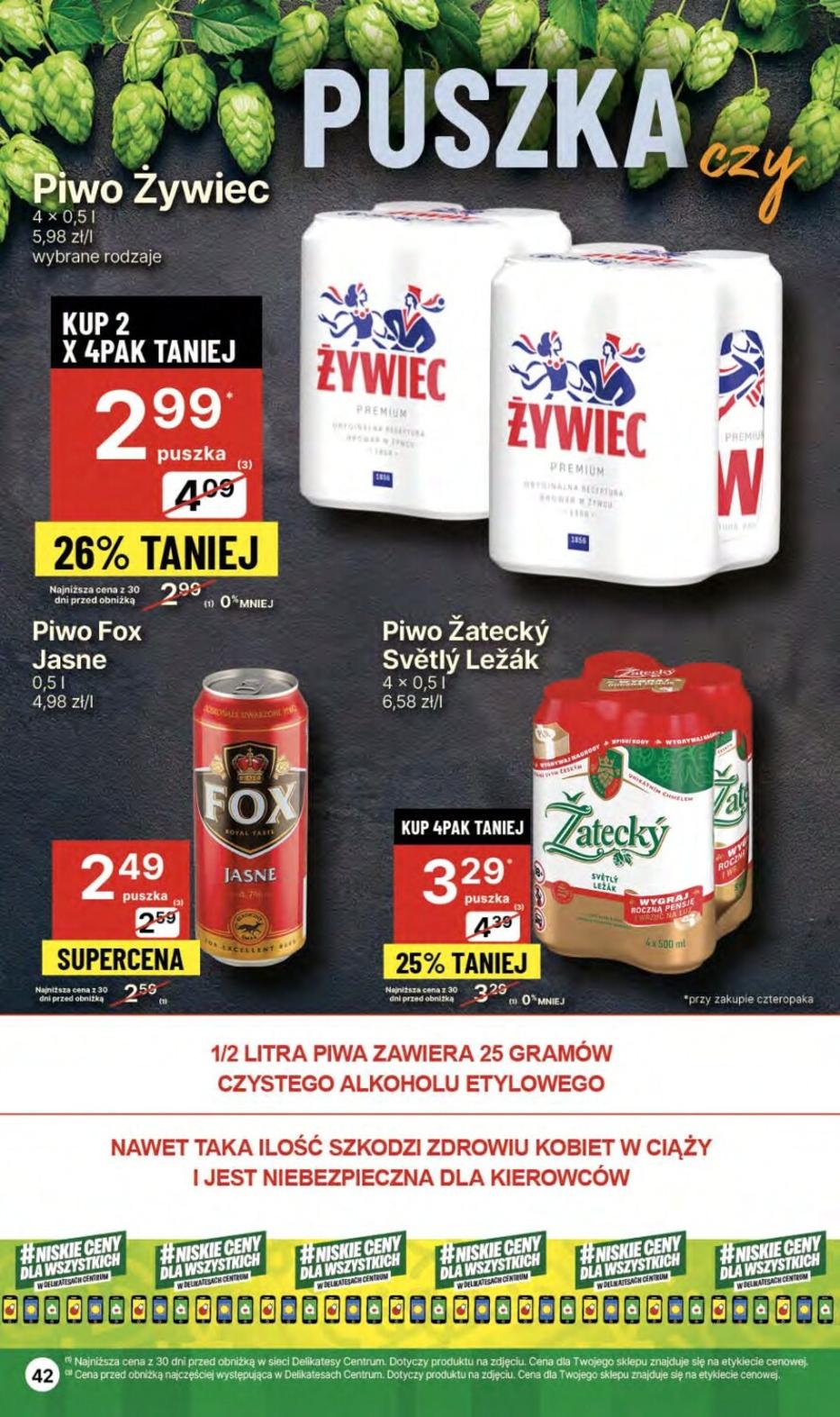 Gazetka promocyjna Delikatesy Centrum str. 42