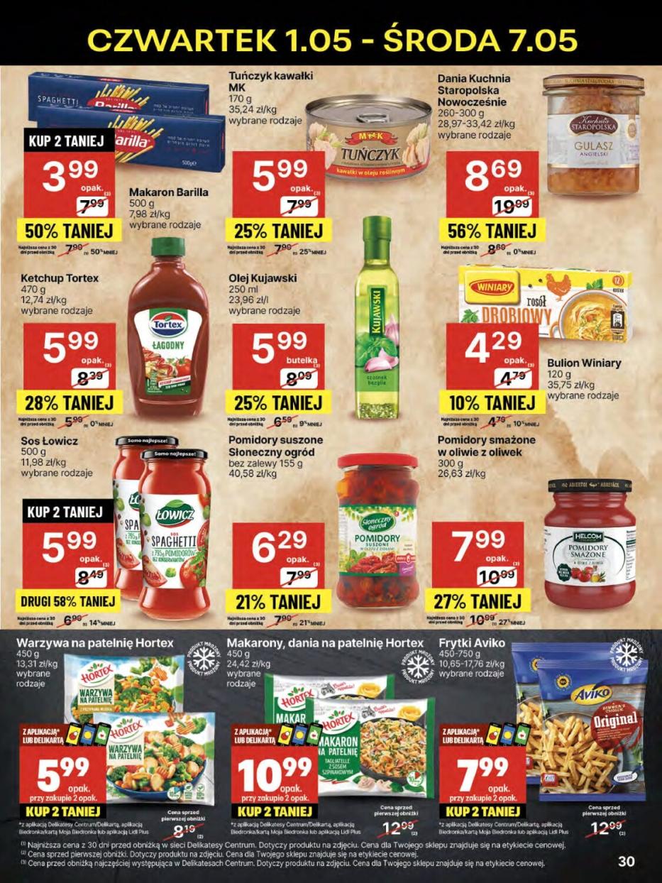 Gazetka promocyjna Delikatesy Centrum str. 30