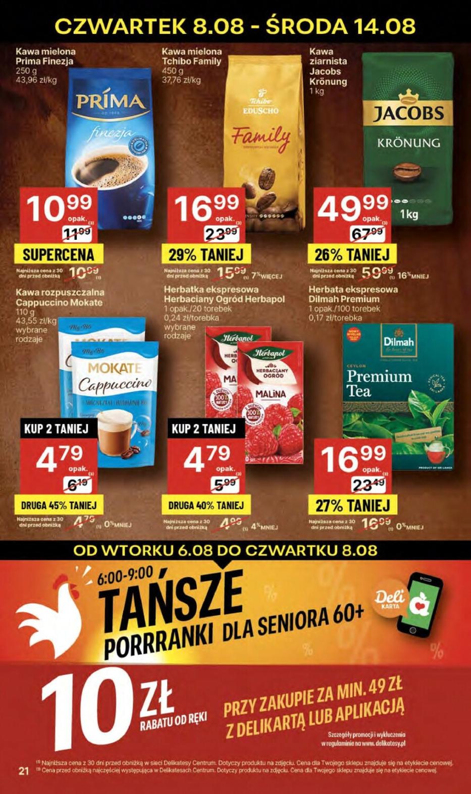 Gazetka promocyjna Delikatesy Centrum str. 21