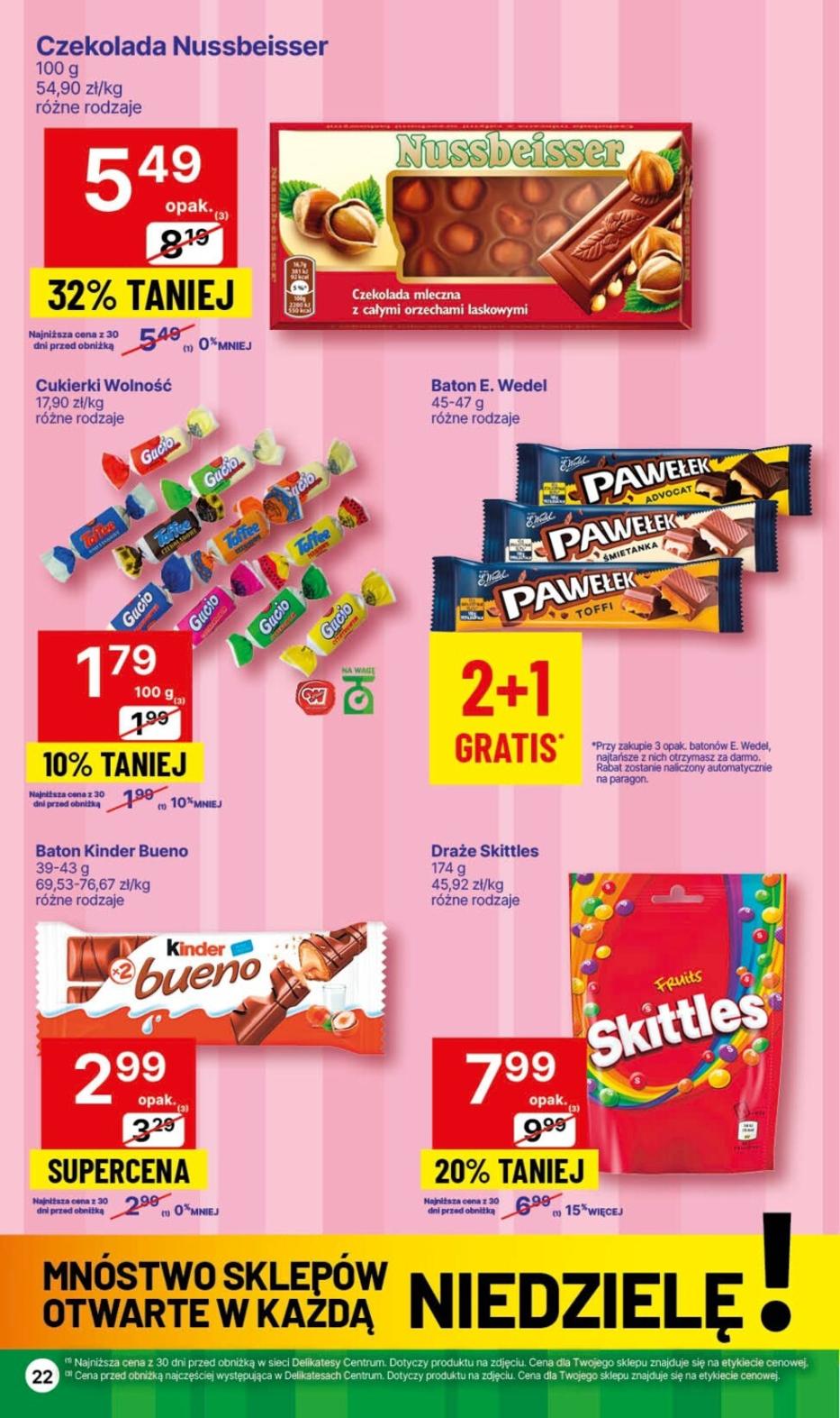 Gazetka promocyjna Delikatesy Centrum str. 22