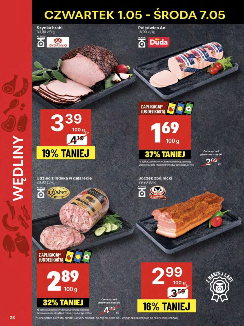 Gazetka promocyjna Delikatesy Centrum str. 23