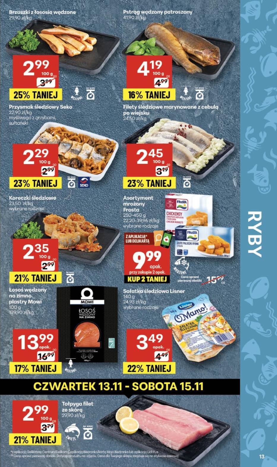 Gazetka promocyjna Delikatesy Centrum str. 13