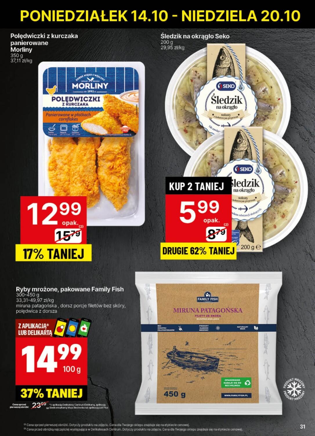 Gazetka promocyjna Delikatesy Centrum str. 31