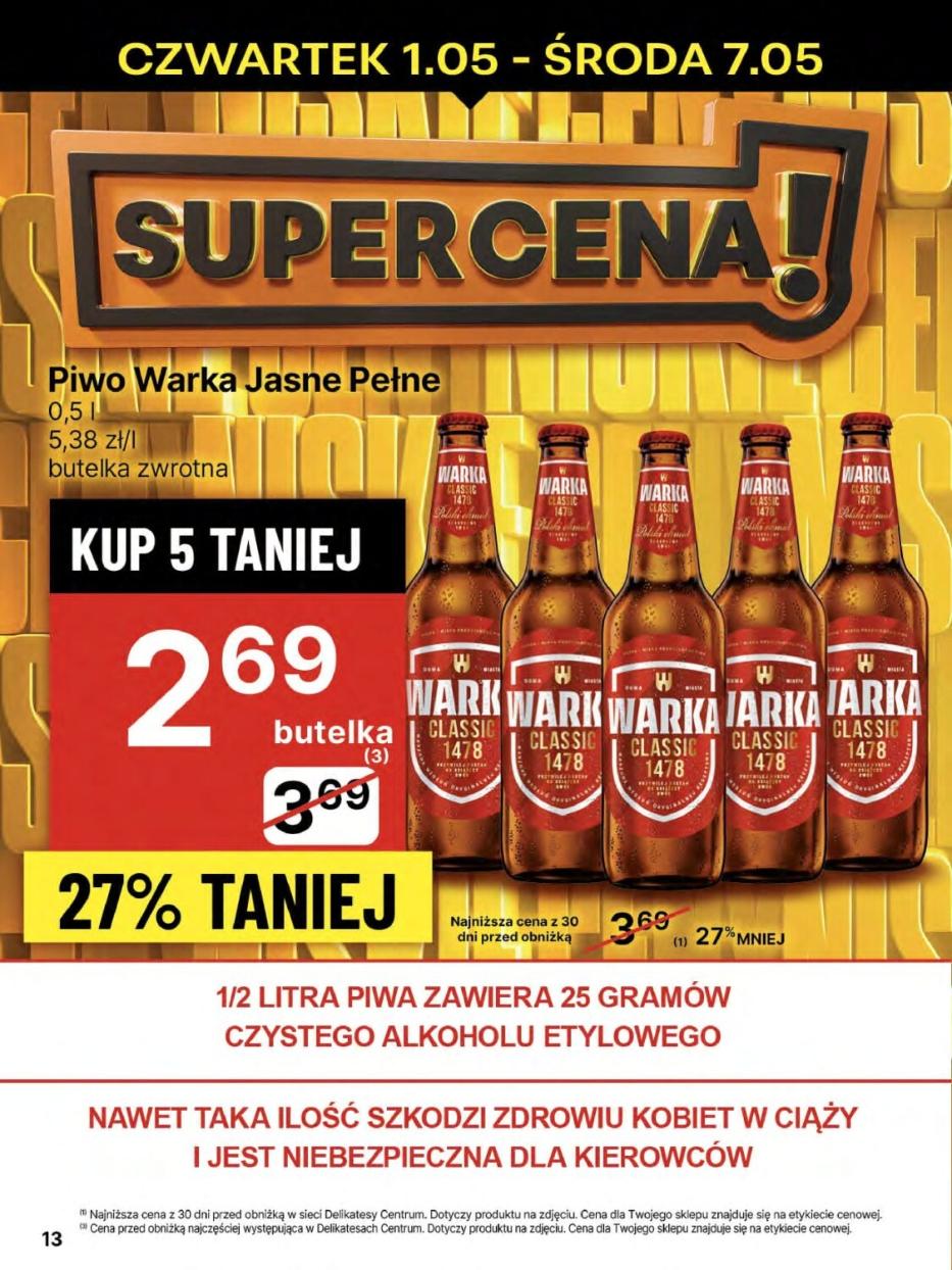 Gazetka promocyjna Delikatesy Centrum str. 13