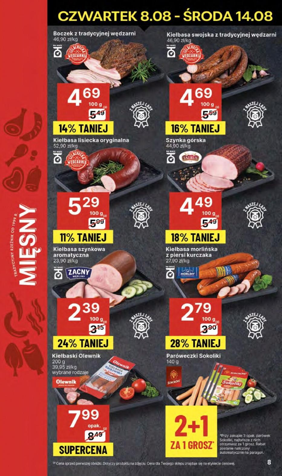 Gazetka promocyjna Delikatesy Centrum str. 8