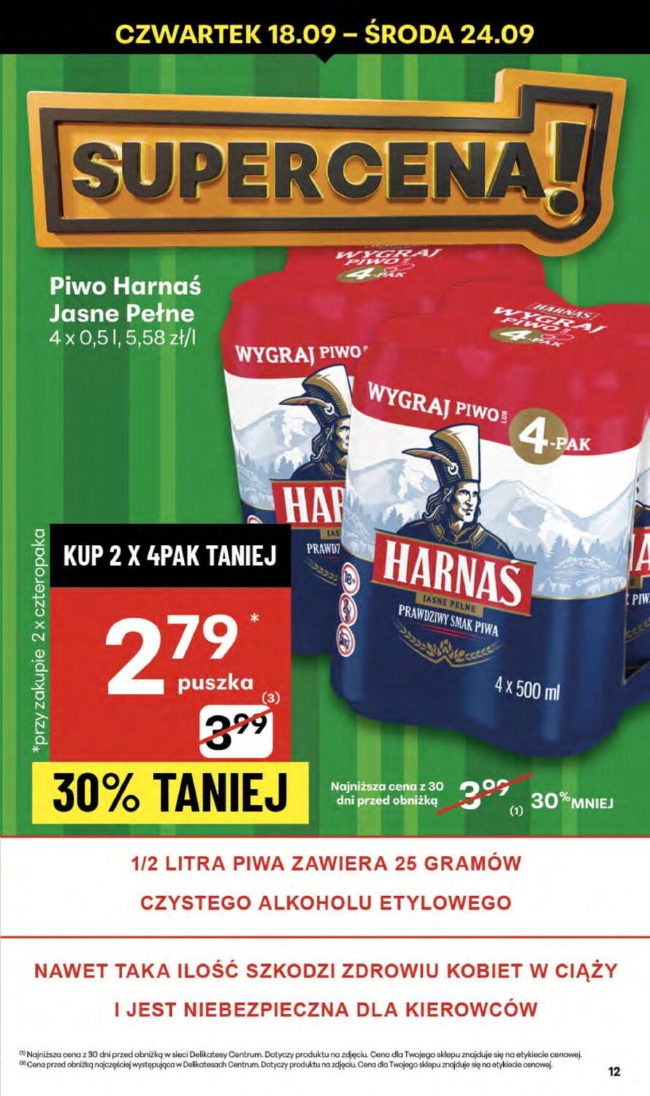 Gazetka promocyjna Delikatesy Centrum str. 12