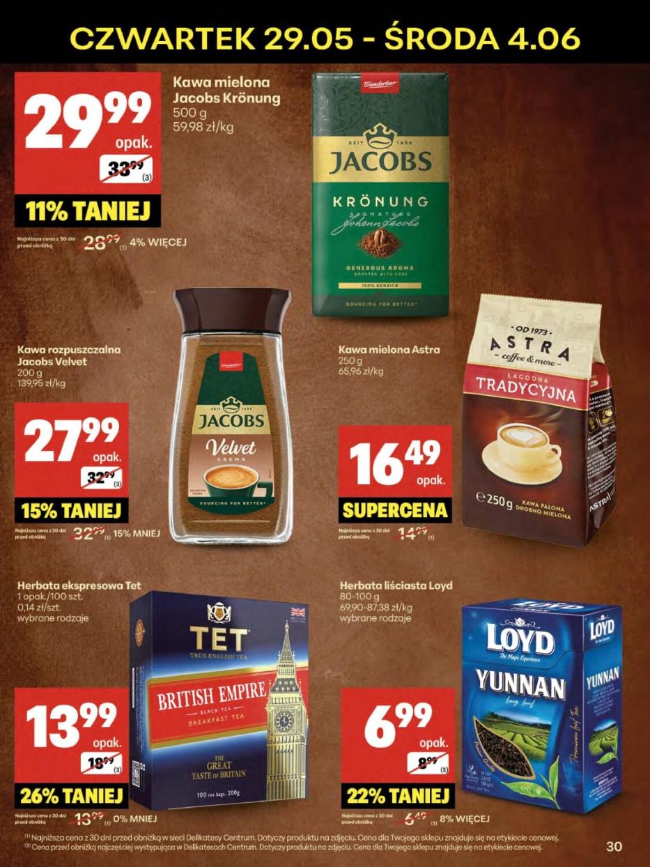 Gazetka promocyjna Delikatesy Centrum str. 30