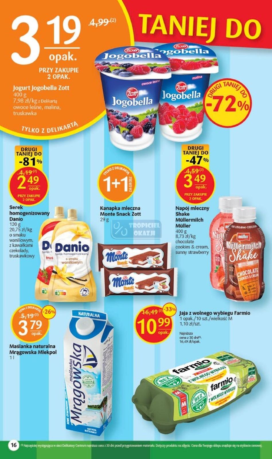 Gazetka promocyjna Delikatesy Centrum str. 16