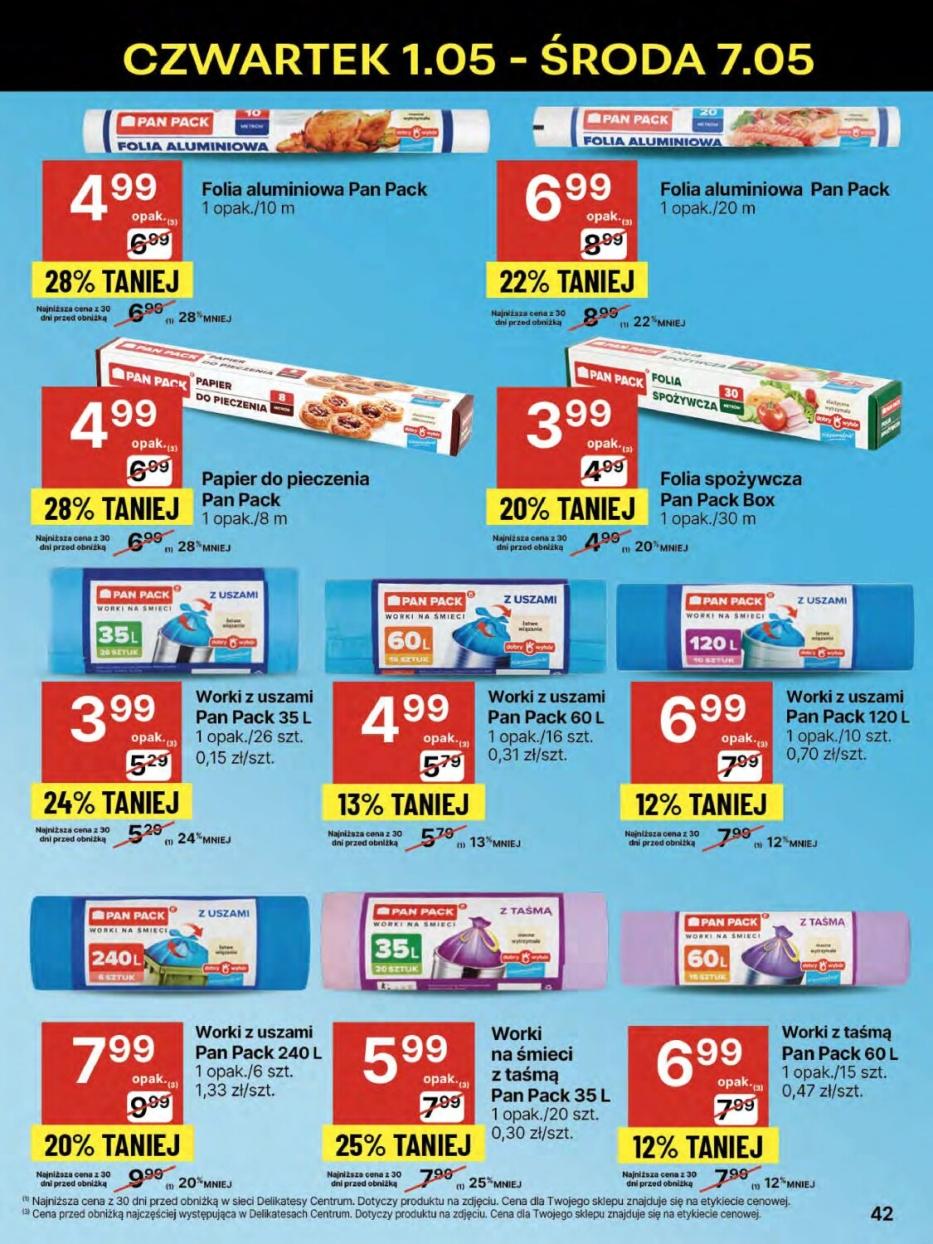 Gazetka promocyjna Delikatesy Centrum str. 42