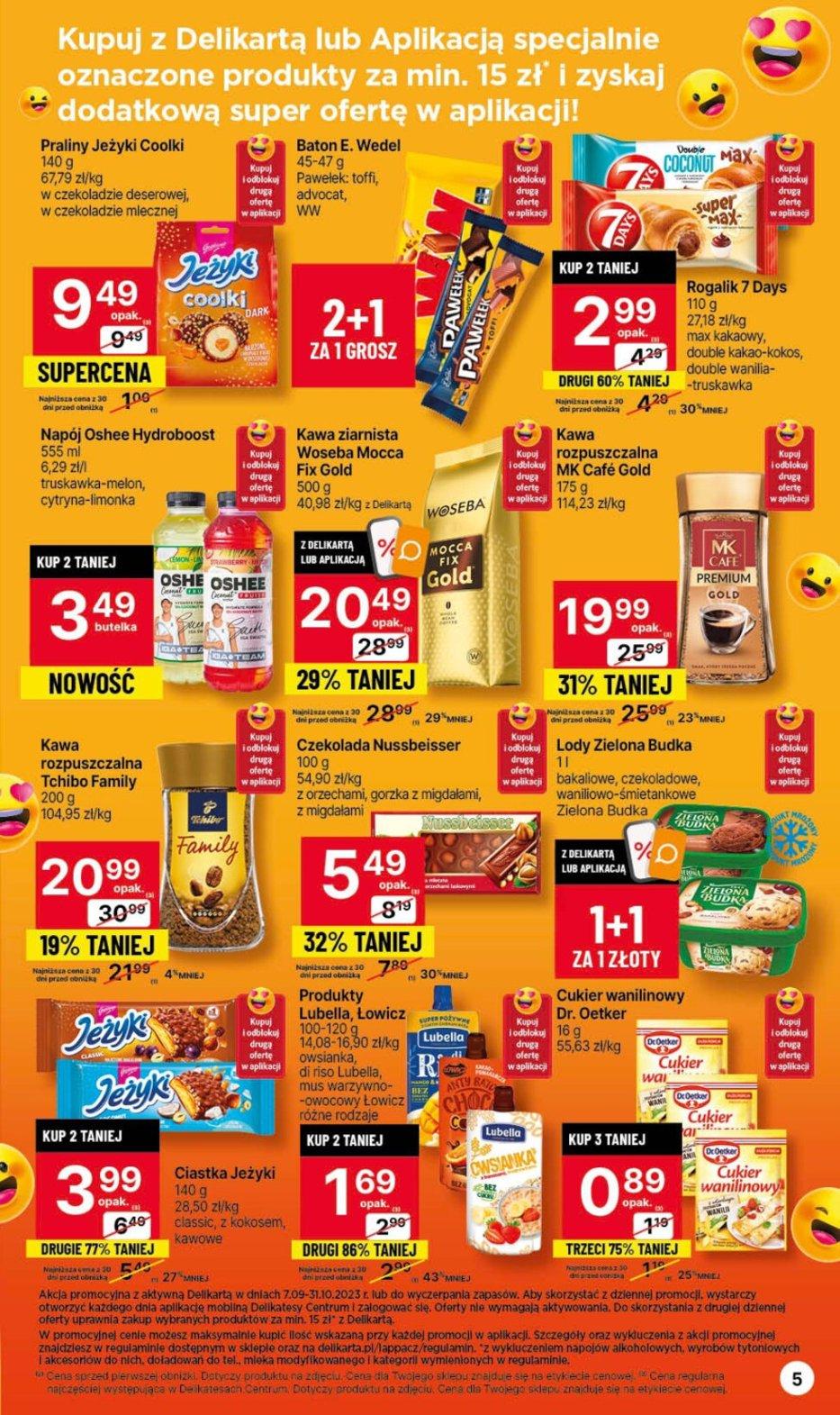 Gazetka promocyjna Delikatesy Centrum str. 5