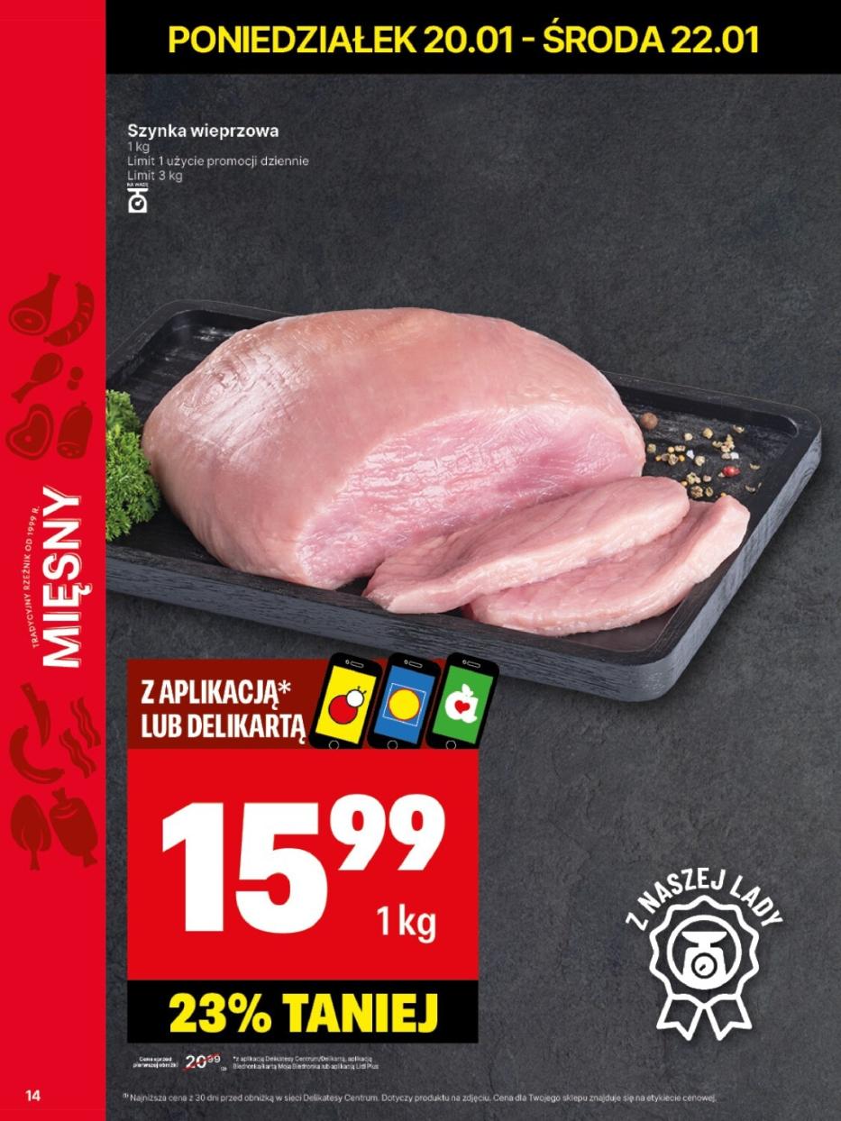 Gazetka promocyjna Delikatesy Centrum str. 14