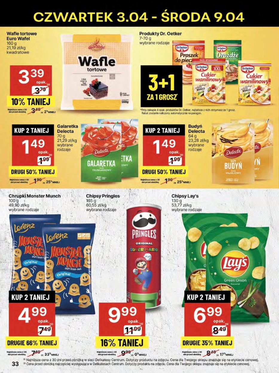Gazetka promocyjna Delikatesy Centrum str. 33