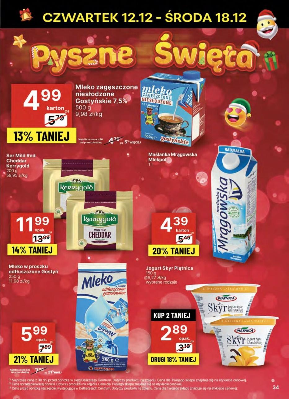 Gazetka promocyjna Delikatesy Centrum str. 34