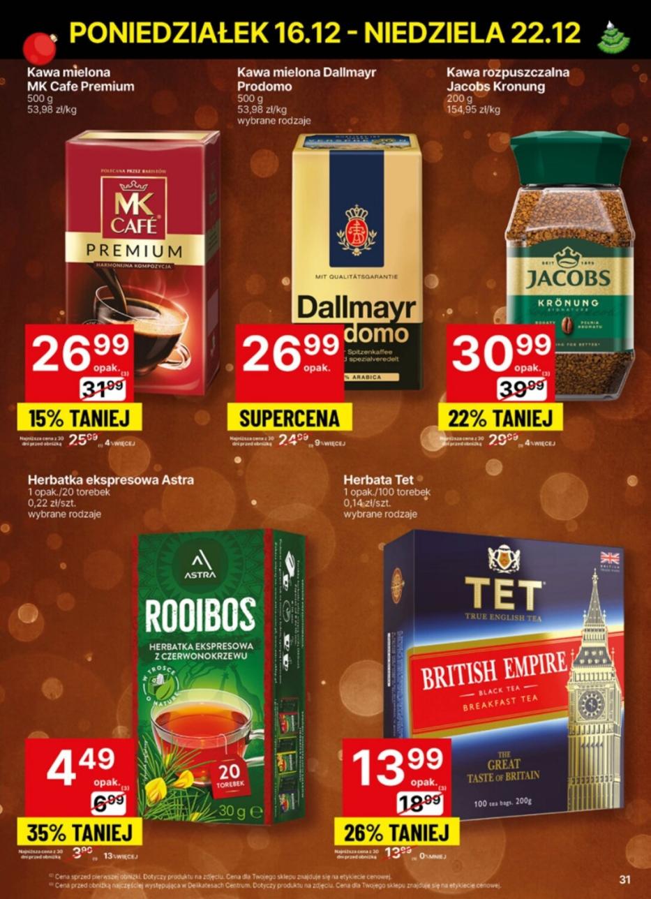 Gazetka promocyjna Delikatesy Centrum str. 31