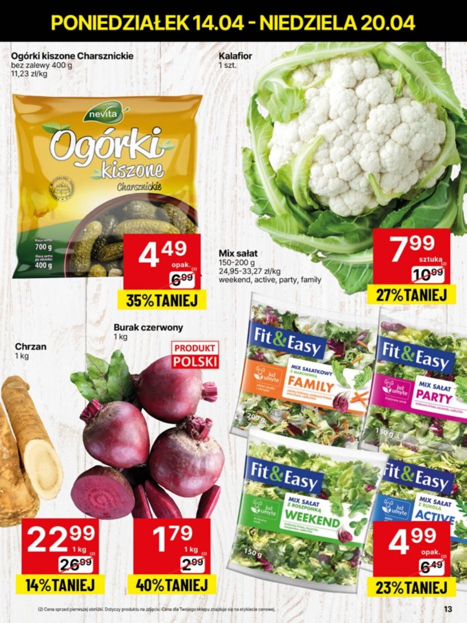 Gazetka promocyjna Delikatesy Centrum str. 13