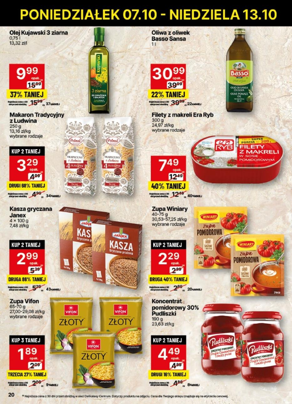 Gazetka promocyjna Delikatesy Centrum str. 20