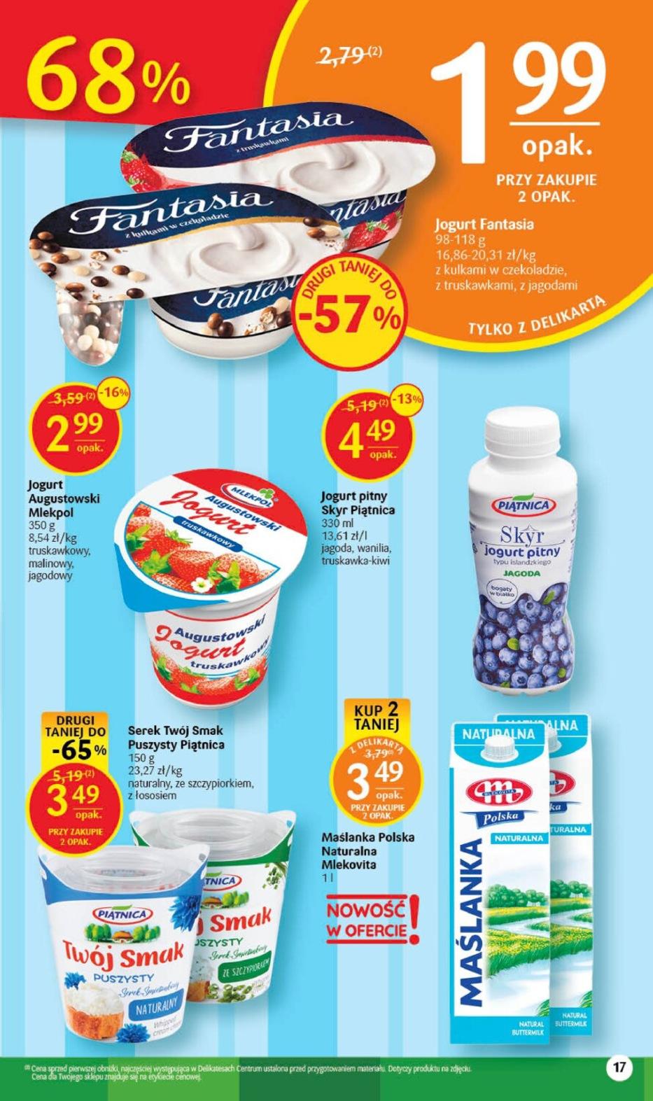 Gazetka promocyjna Delikatesy Centrum str. 17