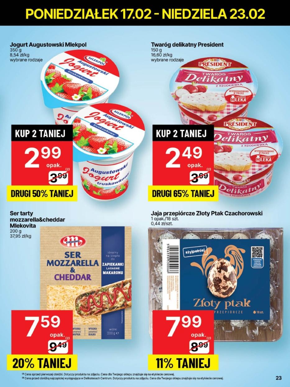 Gazetka promocyjna Delikatesy Centrum str. 23