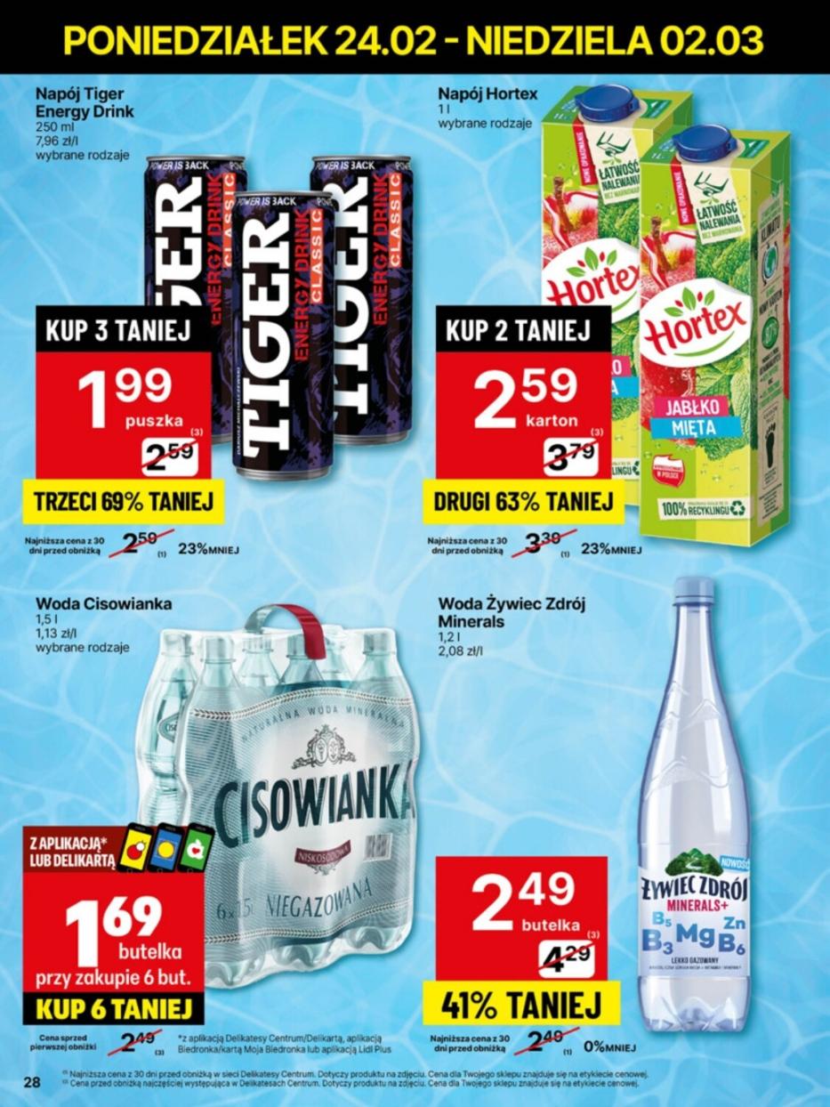 Gazetka promocyjna Delikatesy Centrum str. 28