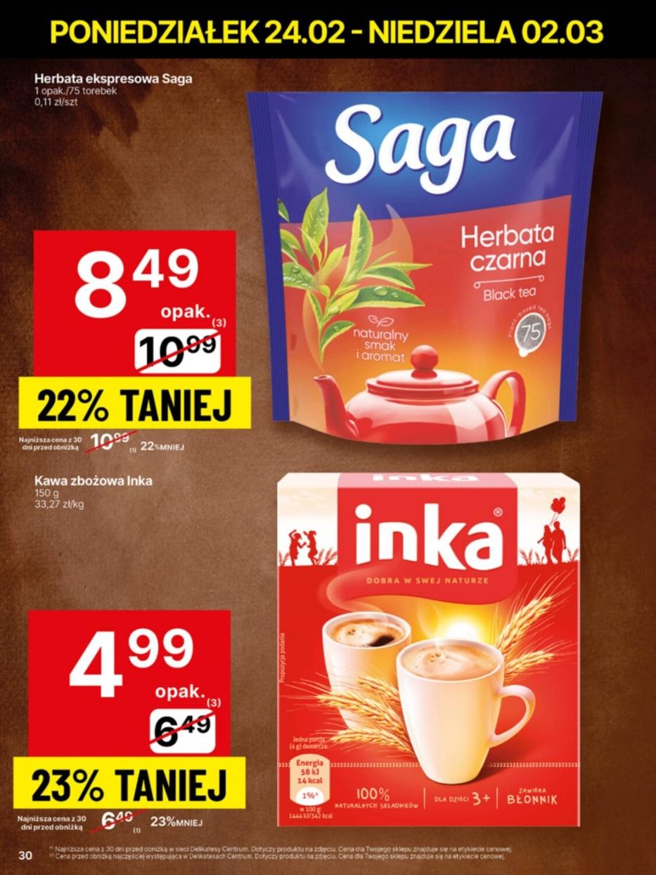 Gazetka promocyjna Delikatesy Centrum str. 30