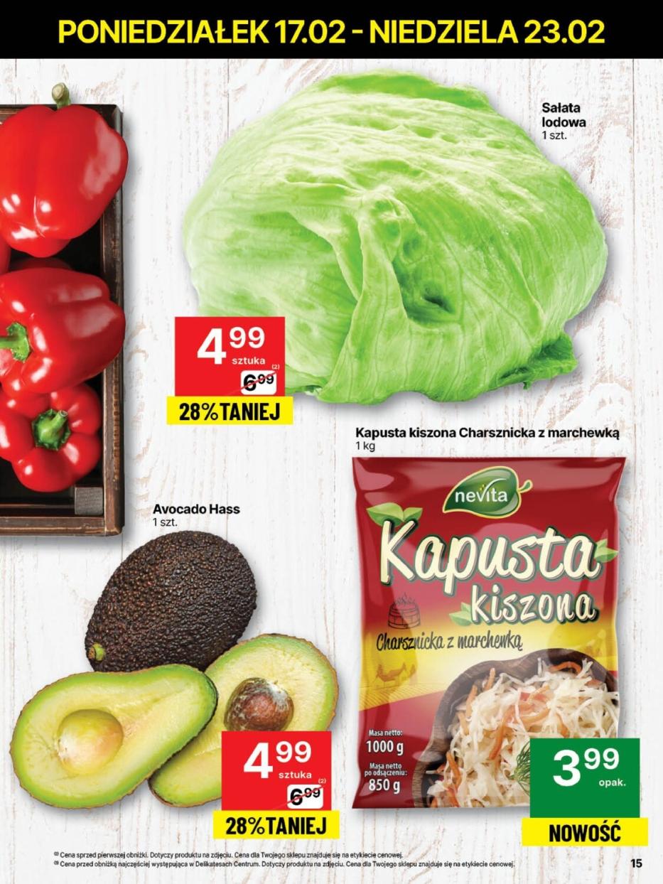 Gazetka promocyjna Delikatesy Centrum str. 15