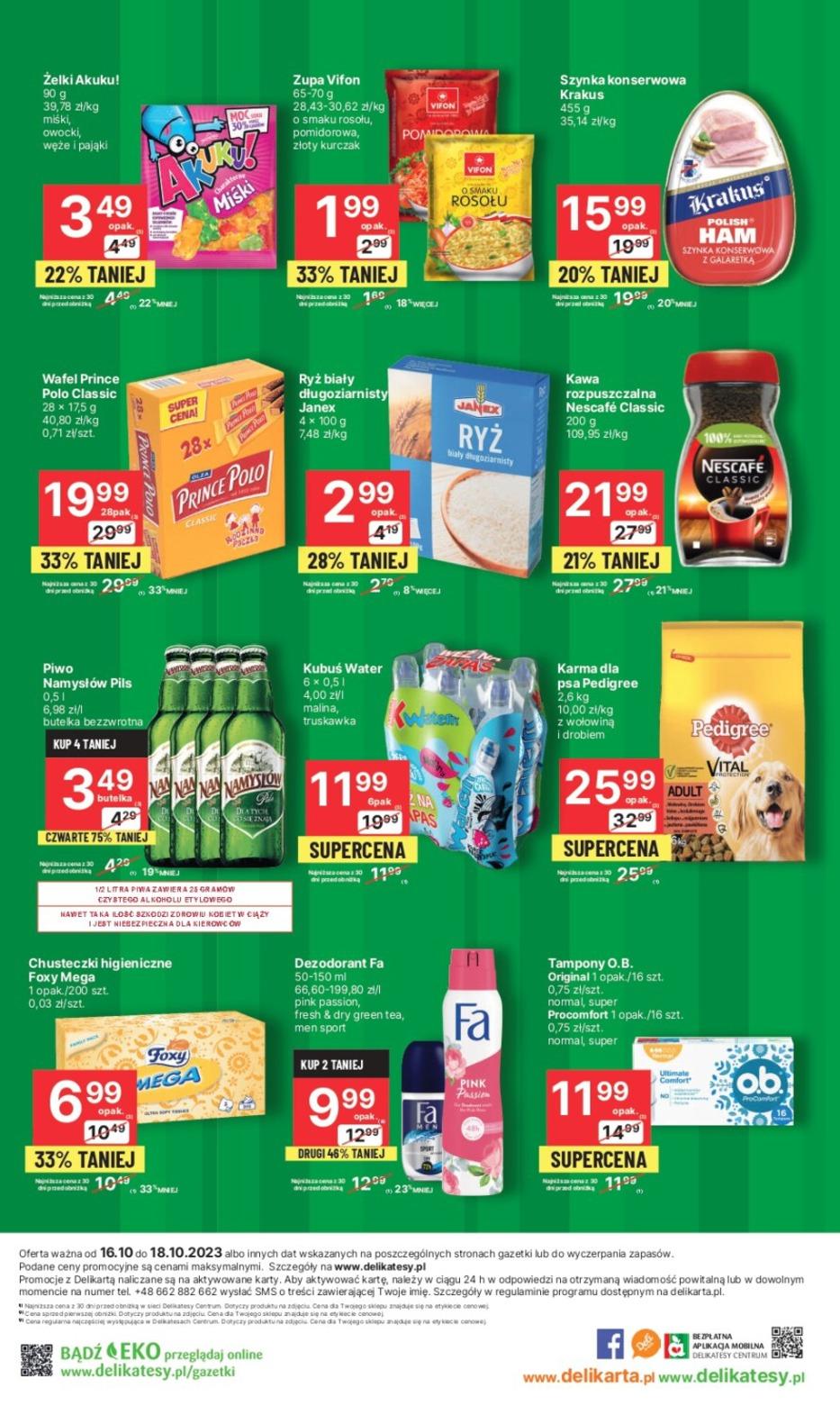 Gazetka promocyjna Delikatesy Centrum str. 6