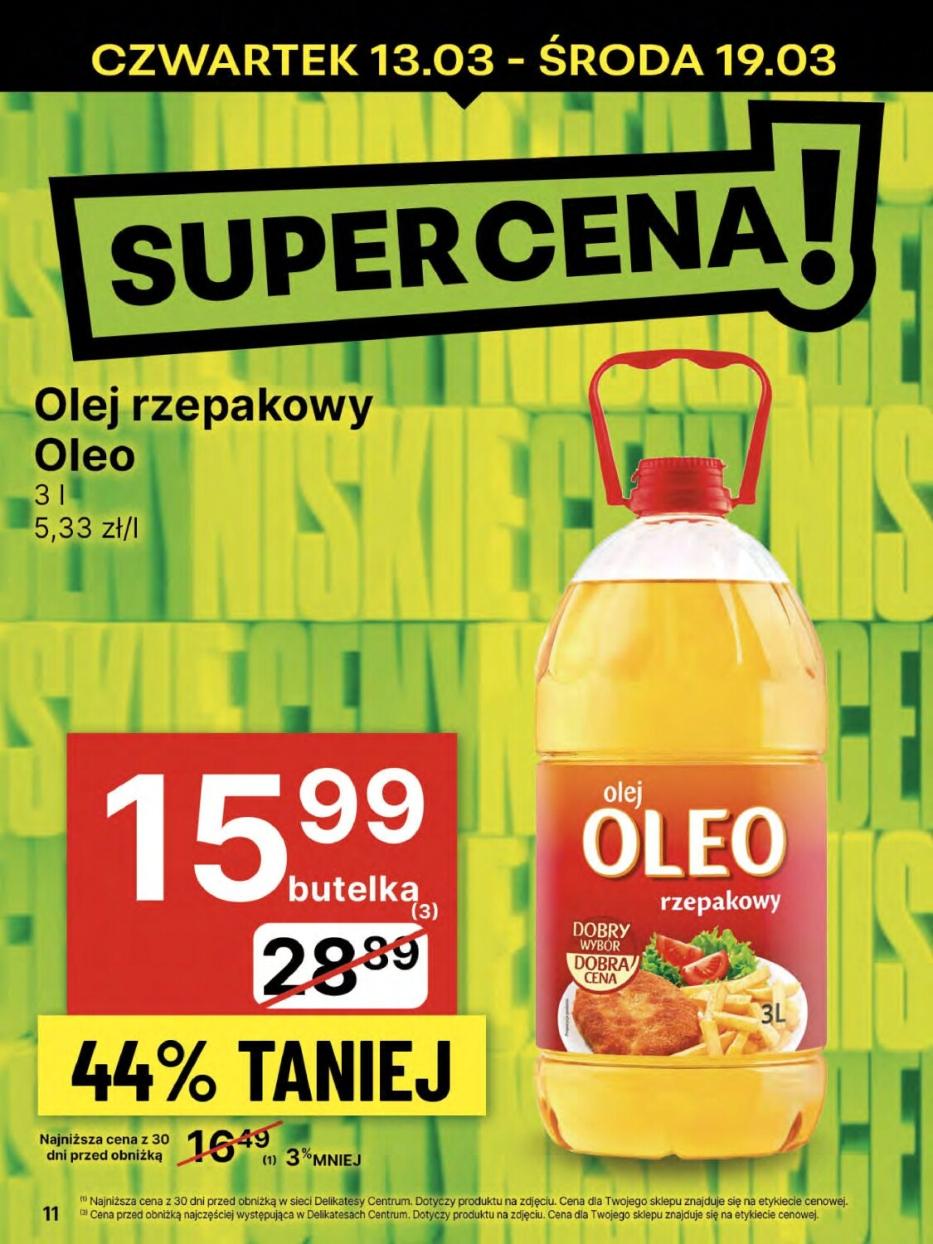 Gazetka promocyjna Delikatesy Centrum str. 11