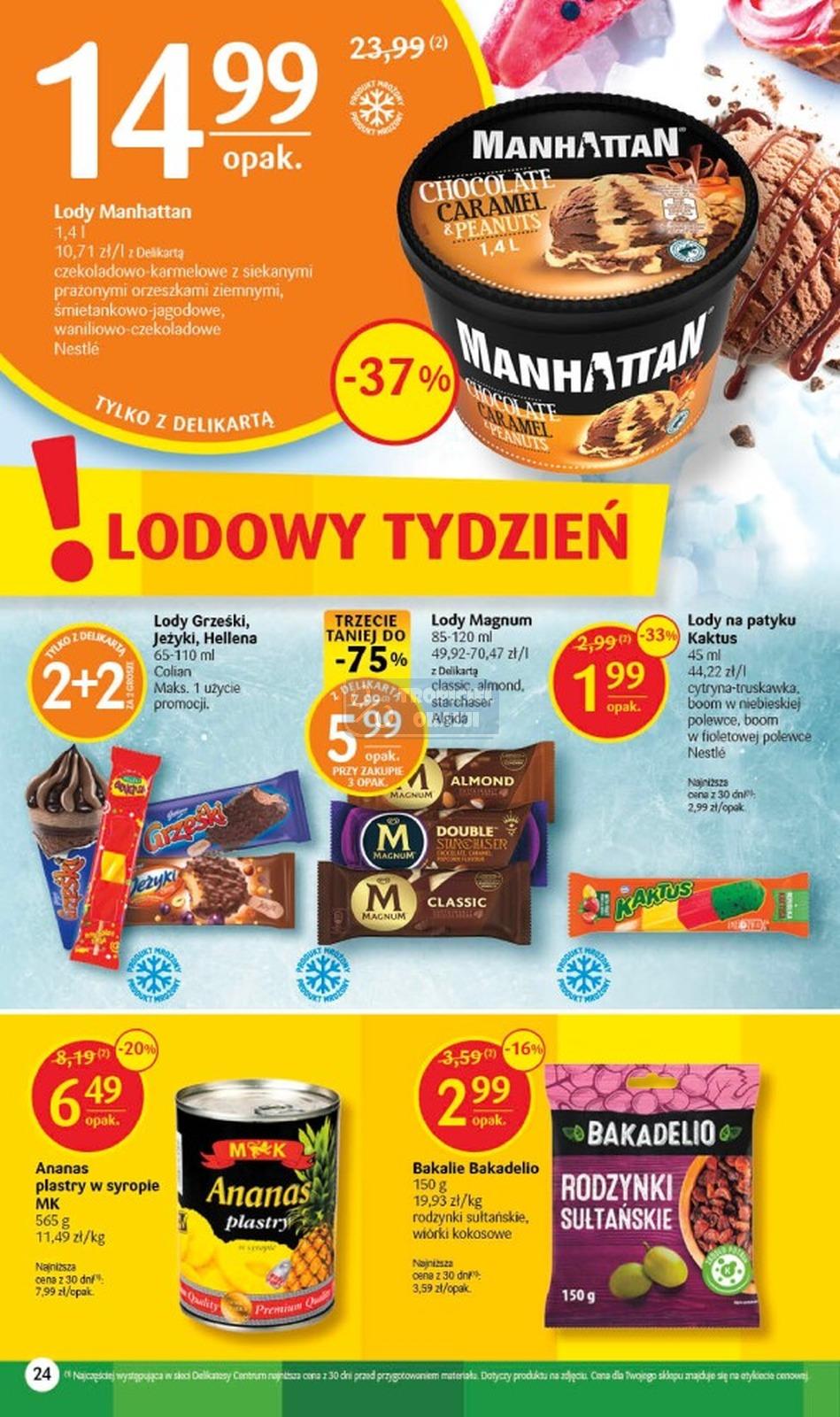 Gazetka promocyjna Delikatesy Centrum str. 24
