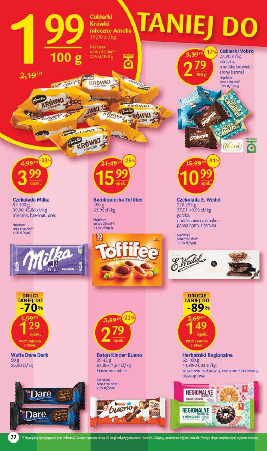 Gazetka promocyjna Delikatesy Centrum str. 22