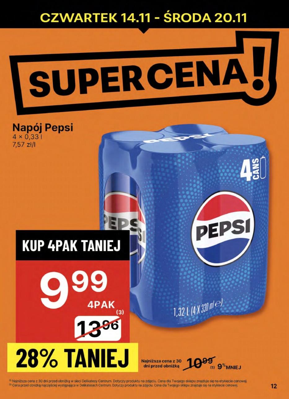 Gazetka promocyjna Delikatesy Centrum str. 12