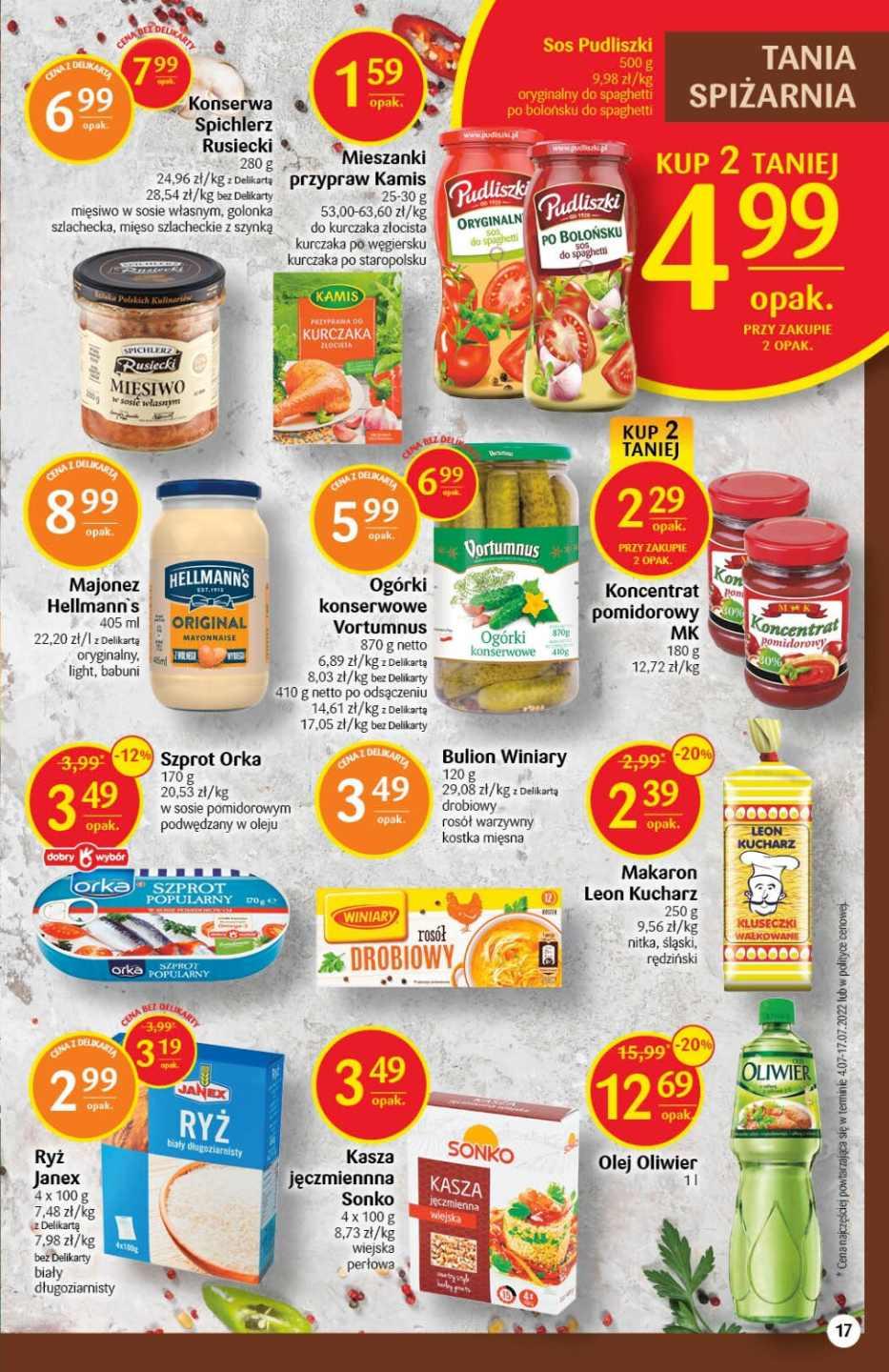 Gazetka promocyjna Delikatesy Centrum str. 17