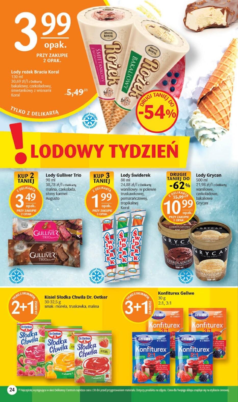 Gazetka promocyjna Delikatesy Centrum str. 24