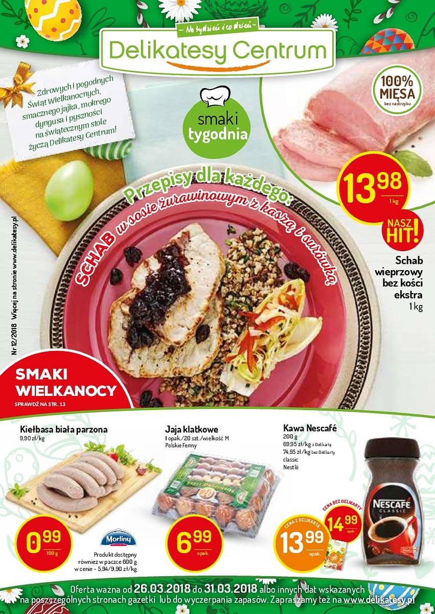 Gazetka promocyjna Delikatesy Centrum str. 1