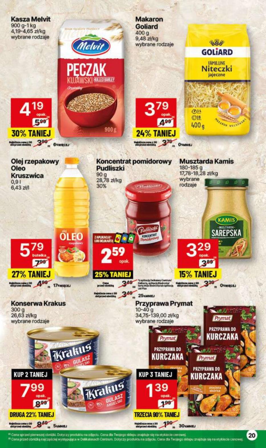 Gazetka promocyjna Delikatesy Centrum str. 20