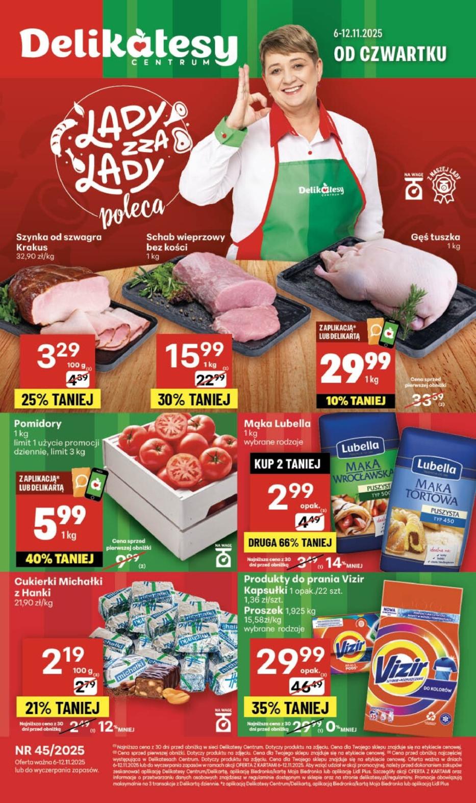 Gazetka promocyjna Delikatesy Centrum str. 1