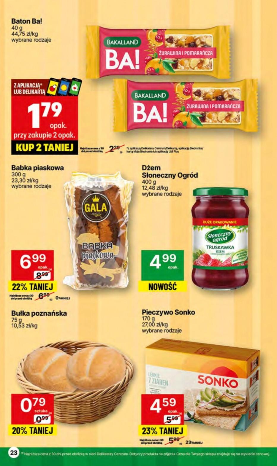 Gazetka promocyjna Delikatesy Centrum str. 23
