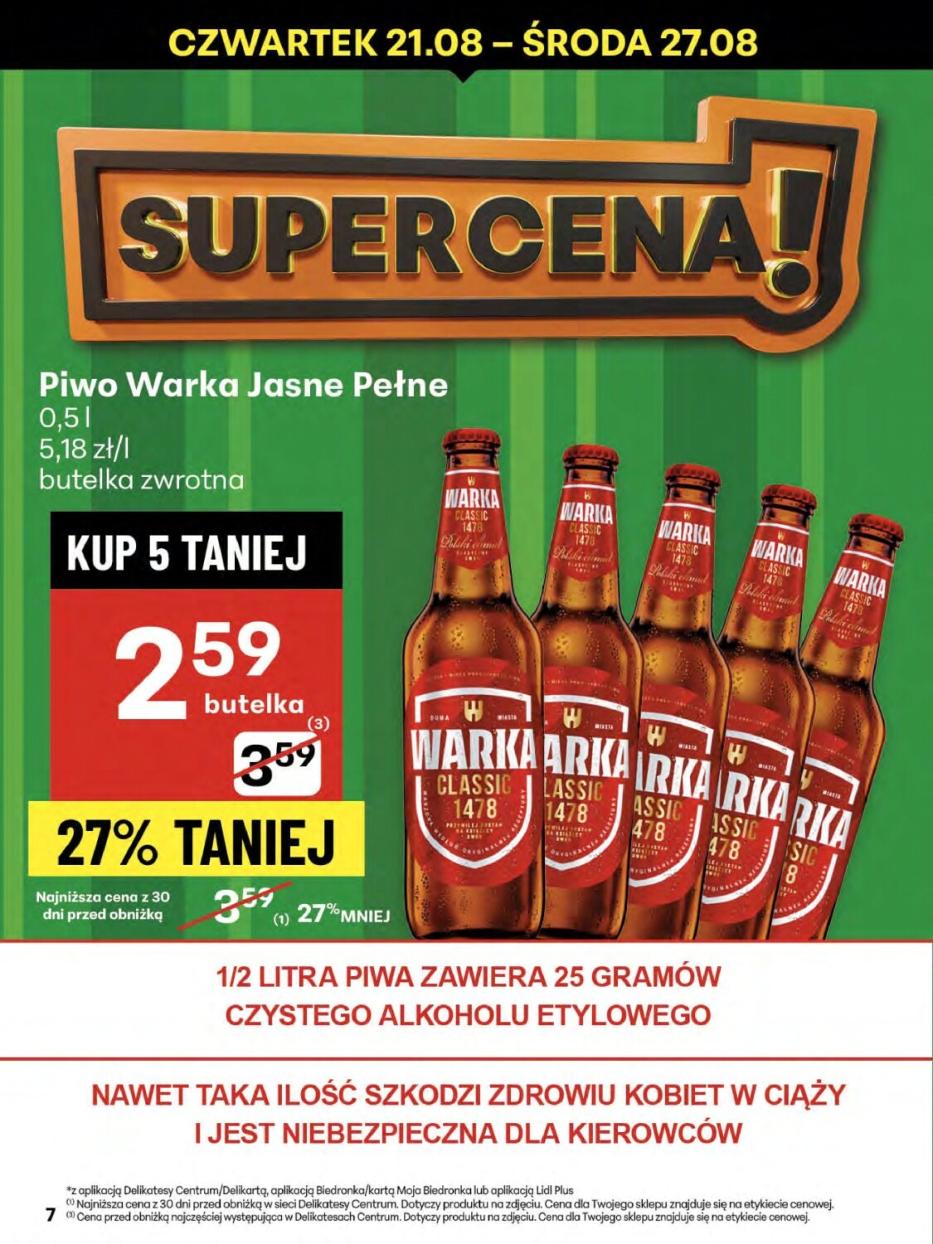 Gazetka promocyjna Delikatesy Centrum str. 7