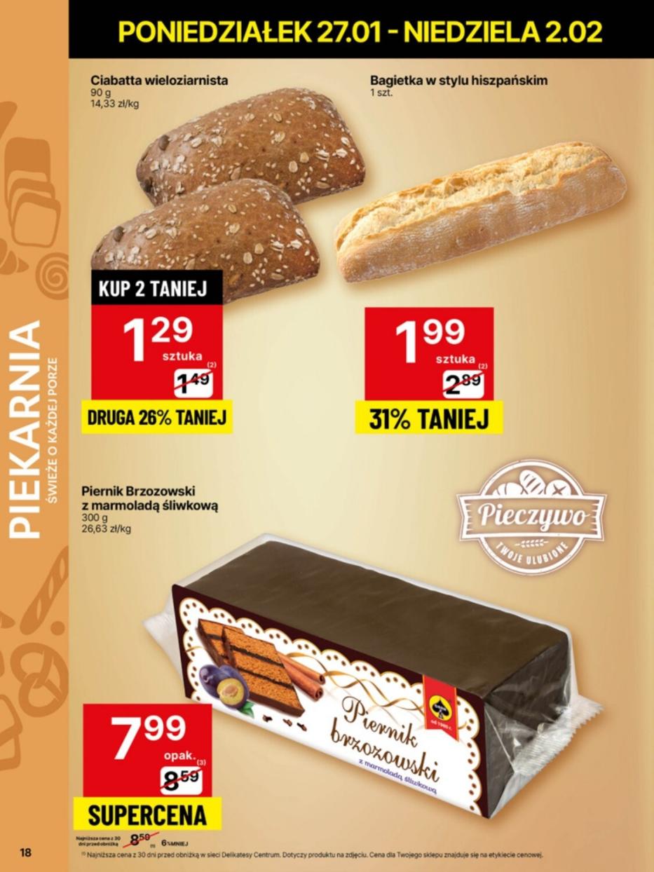 Gazetka promocyjna Delikatesy Centrum str. 18