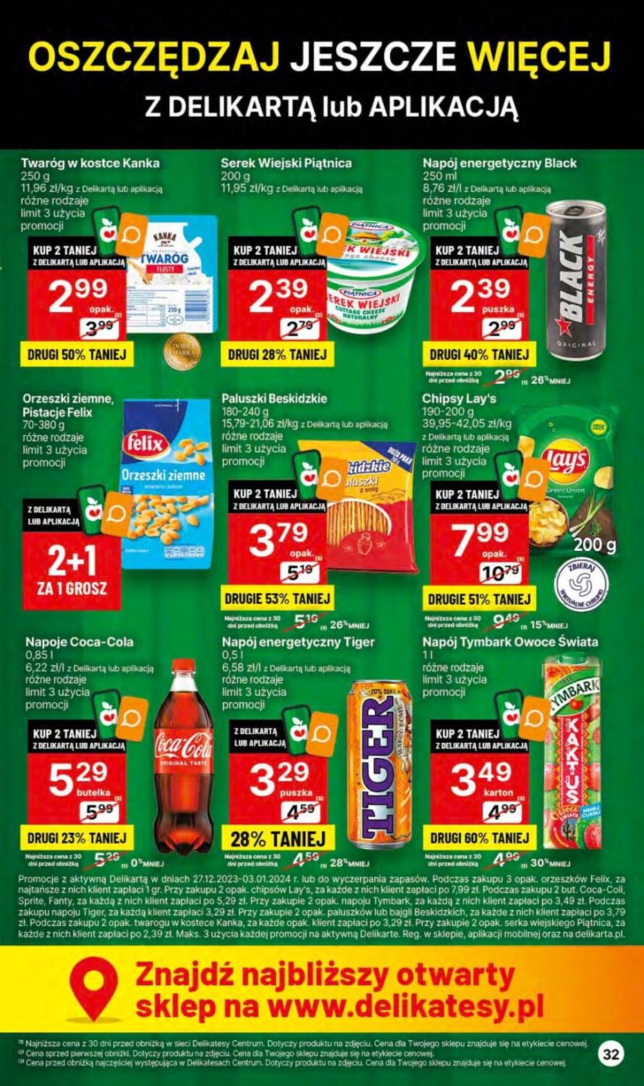 Gazetka promocyjna Delikatesy Centrum str. 32