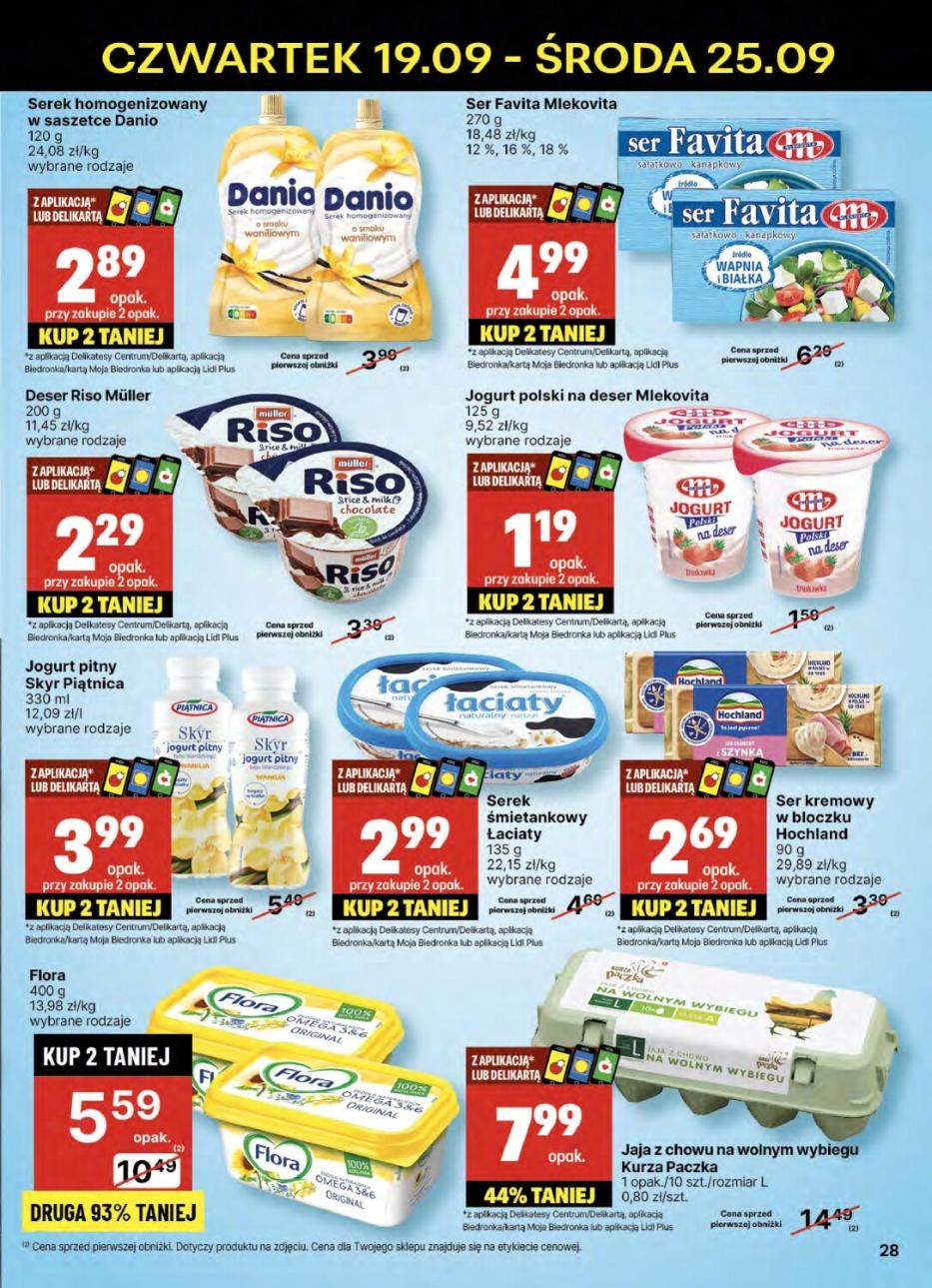 Gazetka promocyjna Delikatesy Centrum str. 28