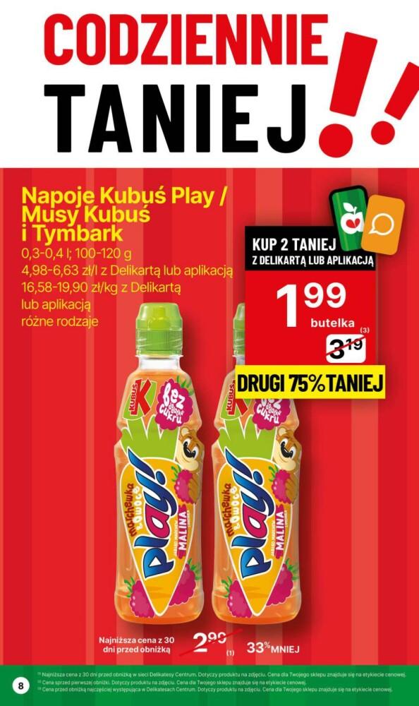 Gazetka promocyjna Delikatesy Centrum str. 8