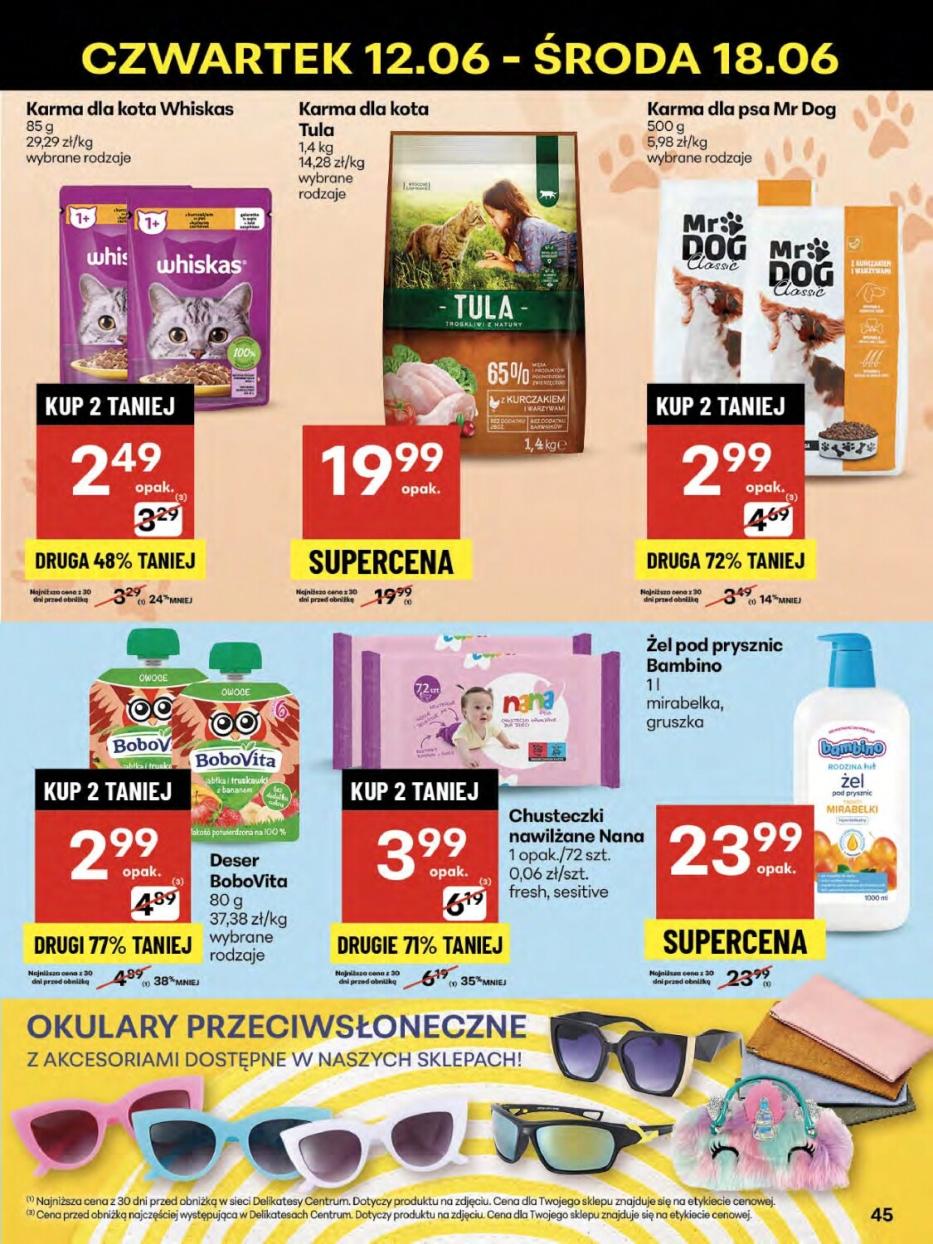 Gazetka promocyjna Delikatesy Centrum str. 45