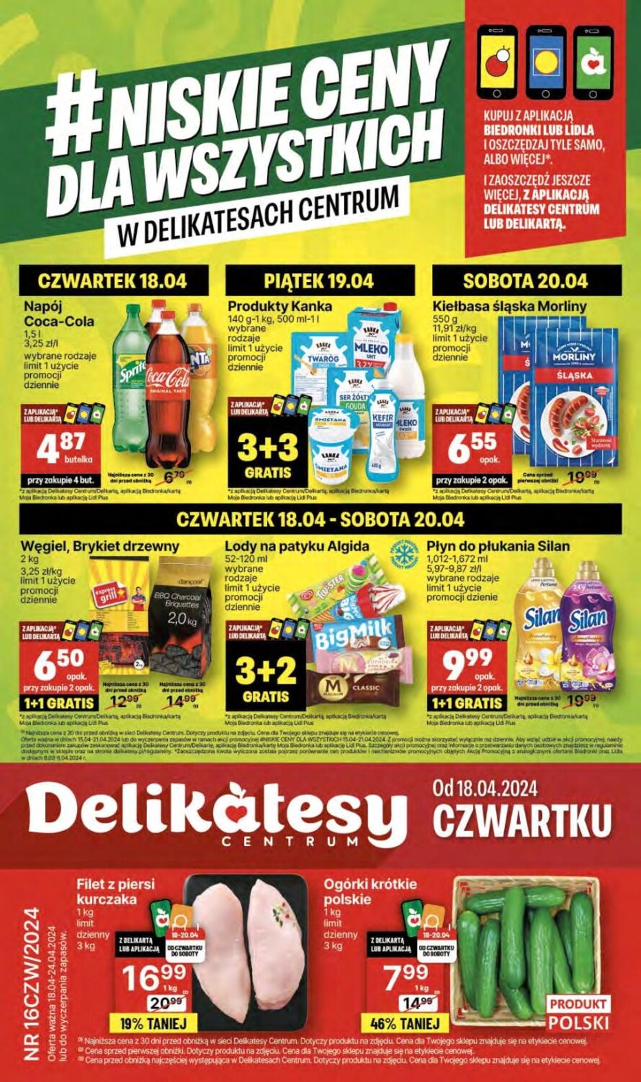 Gazetka promocyjna Delikatesy Centrum str. 1