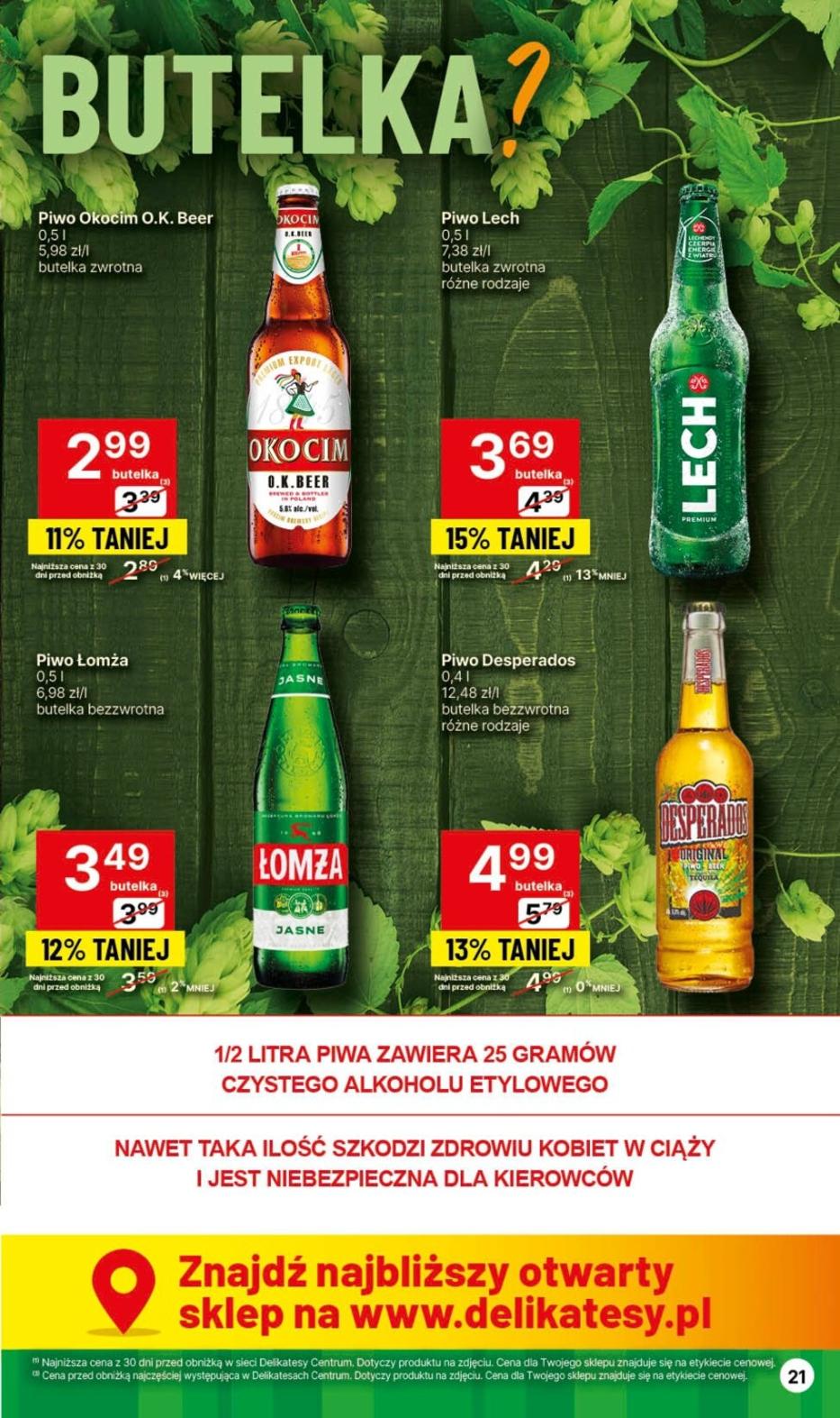 Gazetka promocyjna Delikatesy Centrum str. 21
