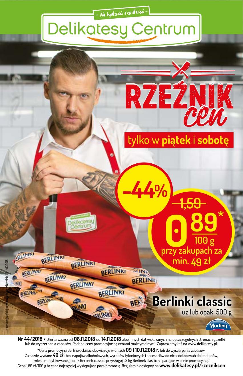 Gazetka promocyjna Delikatesy Centrum str. 1
