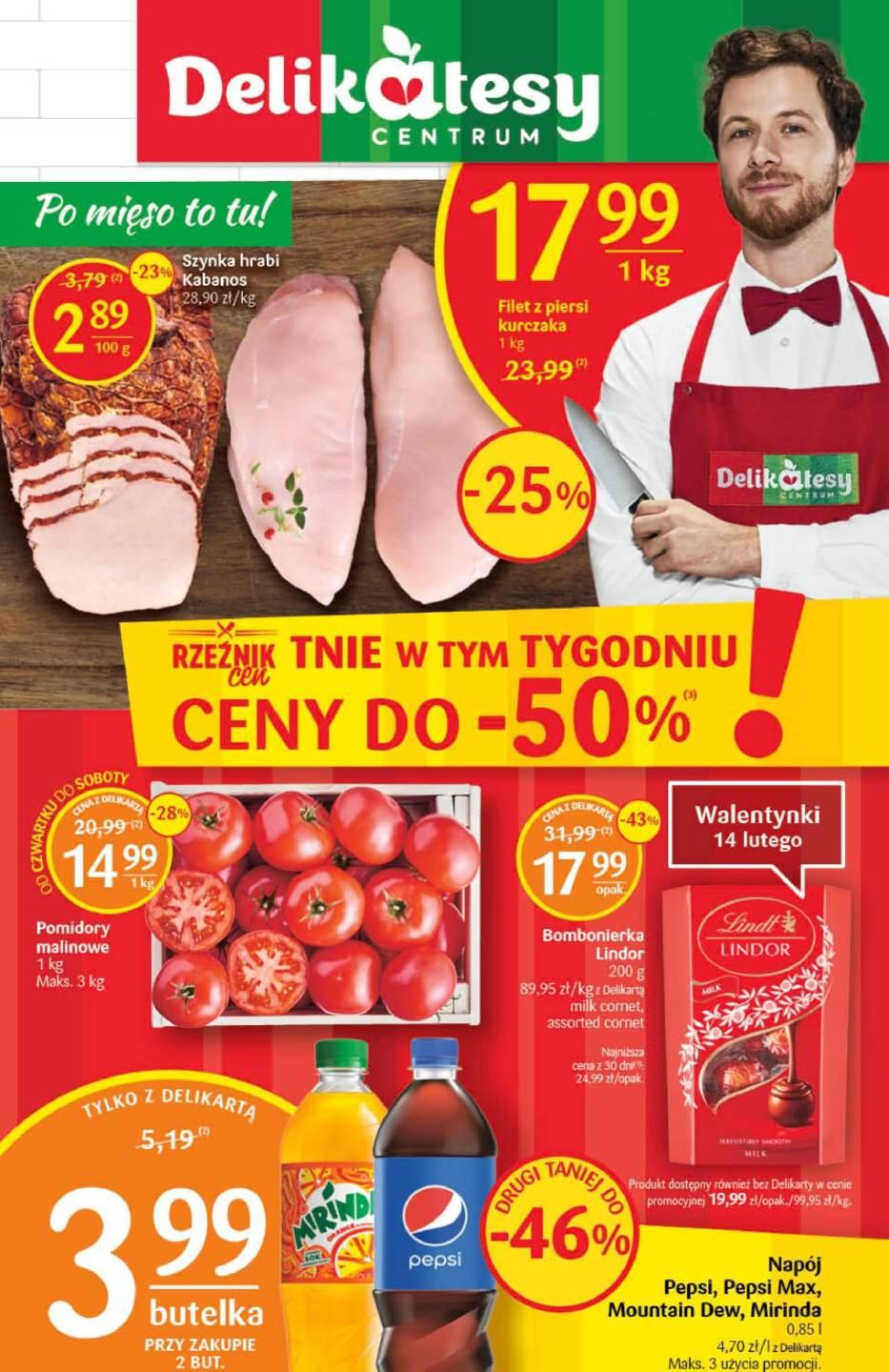 Gazetka promocyjna Delikatesy Centrum str. 1